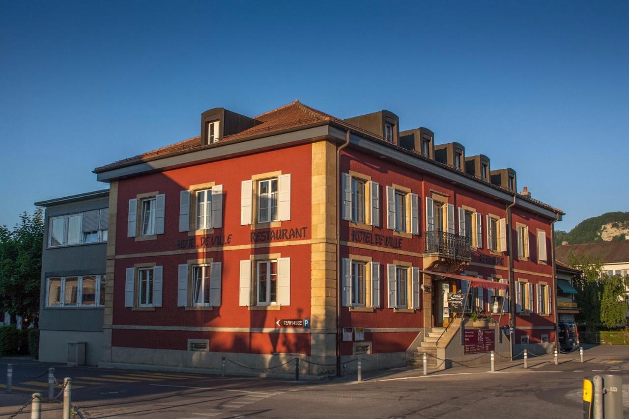 Hotel De Ville D'Yvonand Exterior photo